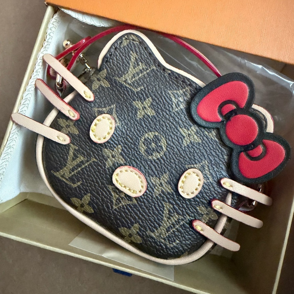 Hello Kitty Brown and Red Mini Custom Bag